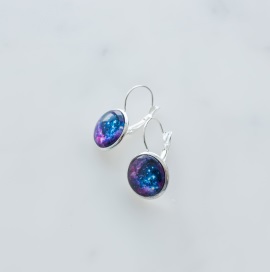 Galaxy earrings